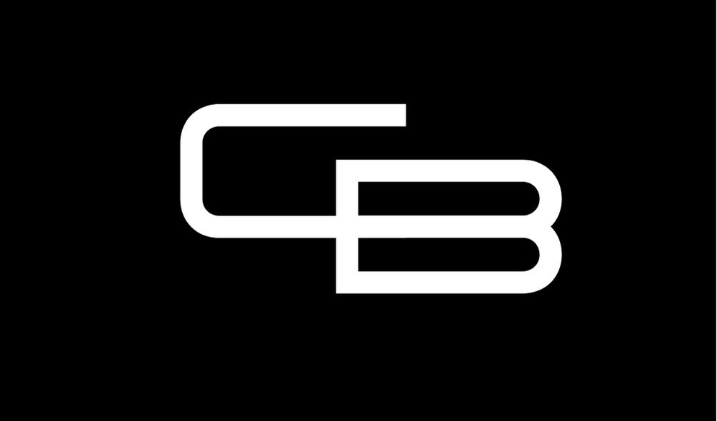 Logo de Celso Barboza preto e branco